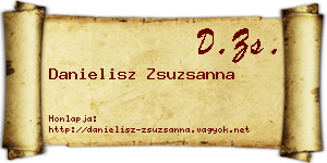 Danielisz Zsuzsanna névjegykártya